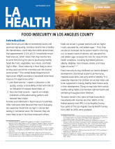 Preview of brief – Food Insecurity in Los Angeles County